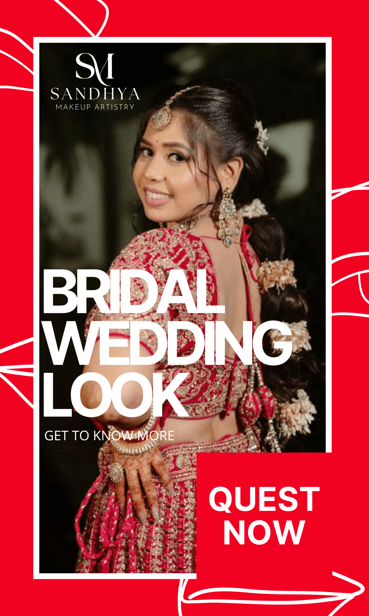 Bridal Wedding Look Mobile View